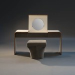 dressing table and stool by Bernard Brunier.