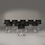 10 chairs by Roger Tallon