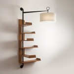 Lighting Corner wall shelf by Jacques Hitier
