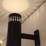 Large cylindric wall light by Charles Ramos