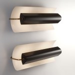 Exceptional set of 6 wall lights by Charles Ramos.
