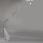 Rare Riflessione floor lamp by Claudio Salocchi
