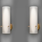 Pair of tubulair wall lights by Robert Mathieu