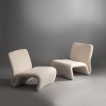 Rare pair of PLM chairs Michel Boyer 