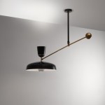 Rare G1 model ceiling light by Pierre Guariche