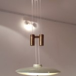 Counterweight ceiling light by Max Ingrand