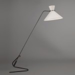 Floor lamp by Robert Mathieu with counterweight