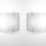 Pair of wall lights model 2071 by Pierre Disderot 