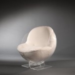 lucite armchair by Boris Tabacoff