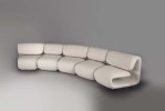 8 armchairs serie 1500 seats by Etienne Henri Martin 