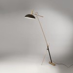 Rare floor lamp by Jean-Pierre Vincent 